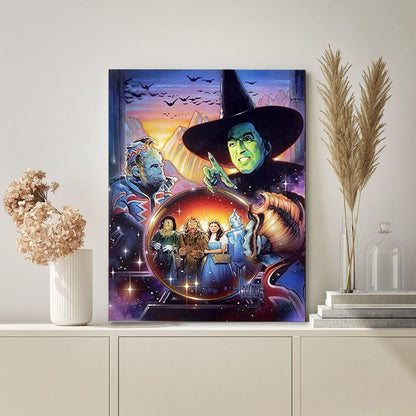 DIYPAINTING 5D Diamond Art Painting by Number Kits Wizard Movie of Oz 16X20 Painting Cross Stitch Full Drill Crystal Rhinestone Embroidery Pictures Arts Craft for Home Wall Decor