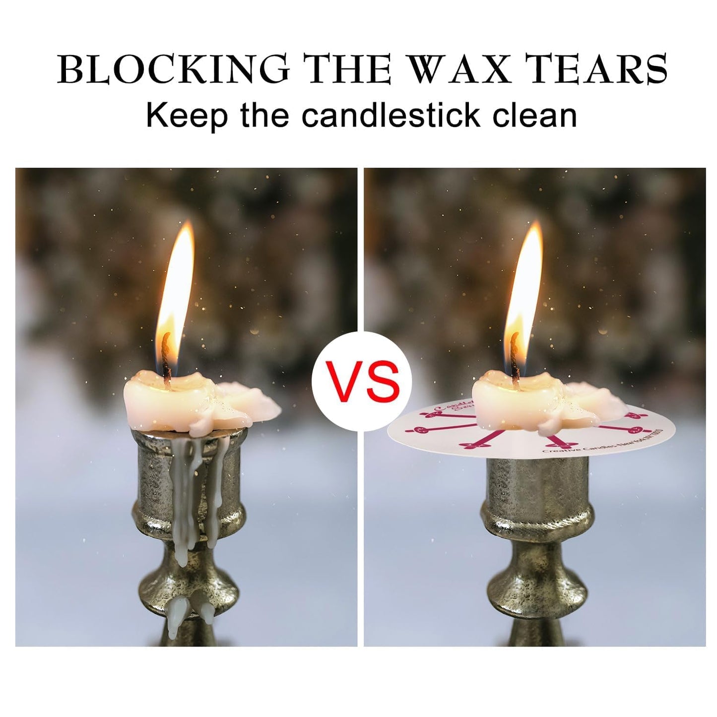 100 Pieces Church Candles- White Taper Candle Unscented with Drip Protectors-for Church Congregational Christmas Vigil-5 Inch Tall x 1/2 Inch Diameter