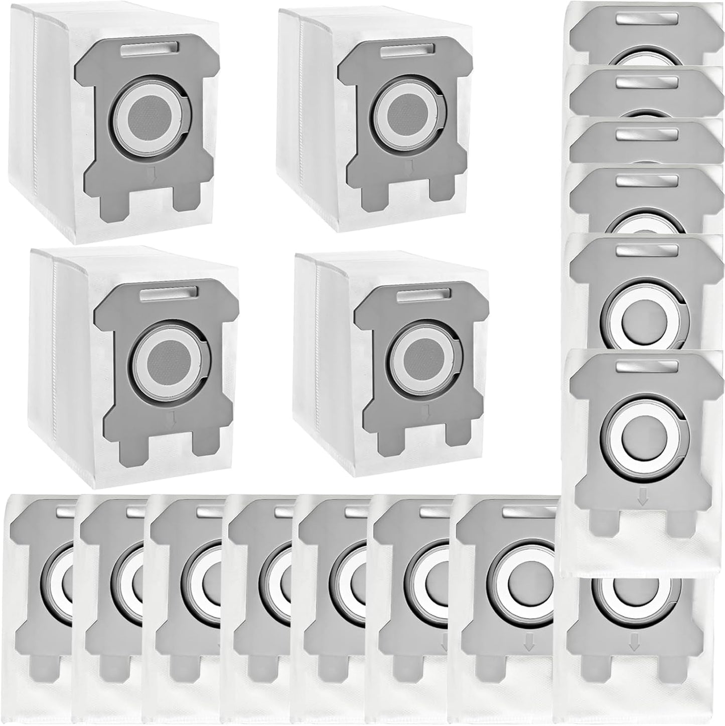 12 Pack i3, i3+, i7, i7+, i8, i8+, i4, i4+, i1, i1+, i6, i6+, j7, j7+, s9, s9 Dust Bin Bags Compatible for Robotic