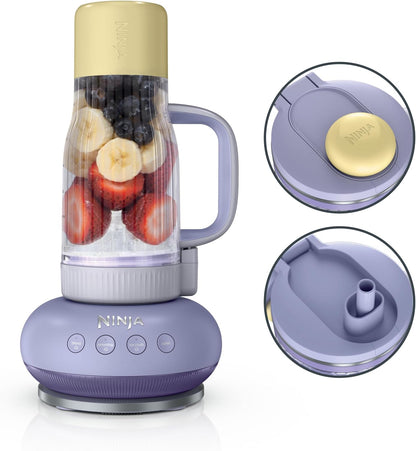 Ninja Blendboss™ Personal Blender - Smoothies & Frozen Drinks | 26oz Travel Tumbler with Leak-Proof Lid & Auto-iQ Technology