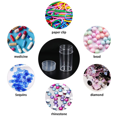 Douorgan Diamond Painting Storage Containers 60 Slots Accessories and Tools Portable Diamond Painting Organizer Shockproof Diamond Art Storage Case Jewelry Beads Storage Box