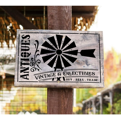 Farmhouse Stencils for Painting on Wood Kitchen Paint Stencils Flower Farm Vintage Sign Craft Stencils for Wood Burning Projects Reusable Wall Fabric Canvas (16 Farmhouse)