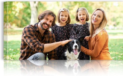 Custom Canvas Prints by [Brand Name] - Personalized Wall Art for Weddings, Family, and Pets | 40x20 Wrapped Frame