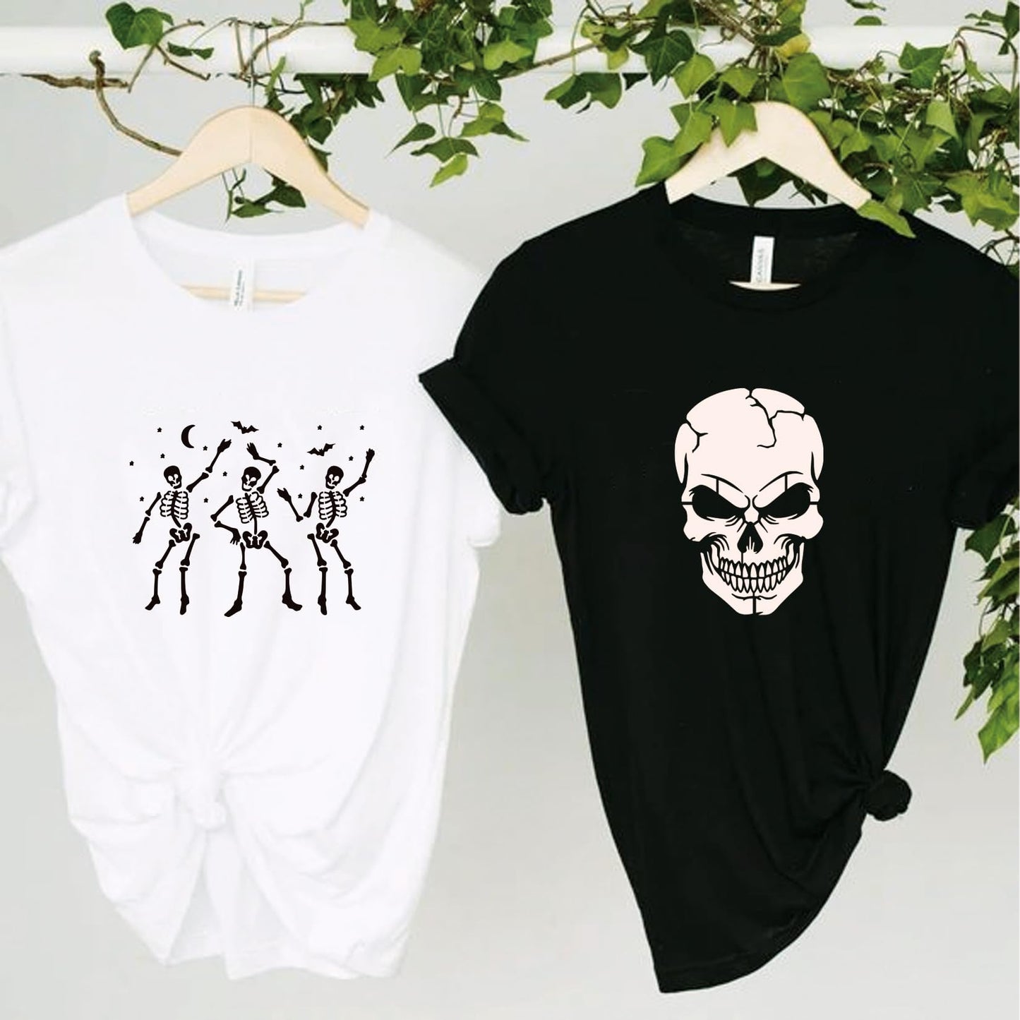Skull Stencils for Painting on Wood Reusable Drawing Skeleton Hand Finger Templates Spray Paint Stencil for Airbrushing Wall Canvas Fabric DIY Craft Home Decoration(Skull)
