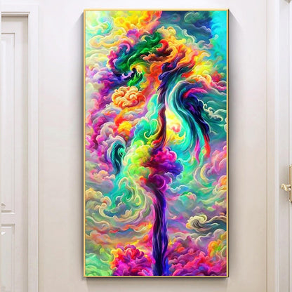JATOK Abstract Large Diamond Painting Kits for Adults (27.6 x 15.7 inch), 5D Diamond Art Full Round Drill DIY Embroidery Pictures Arts Paint by Number Kits for Home Wall Decor
