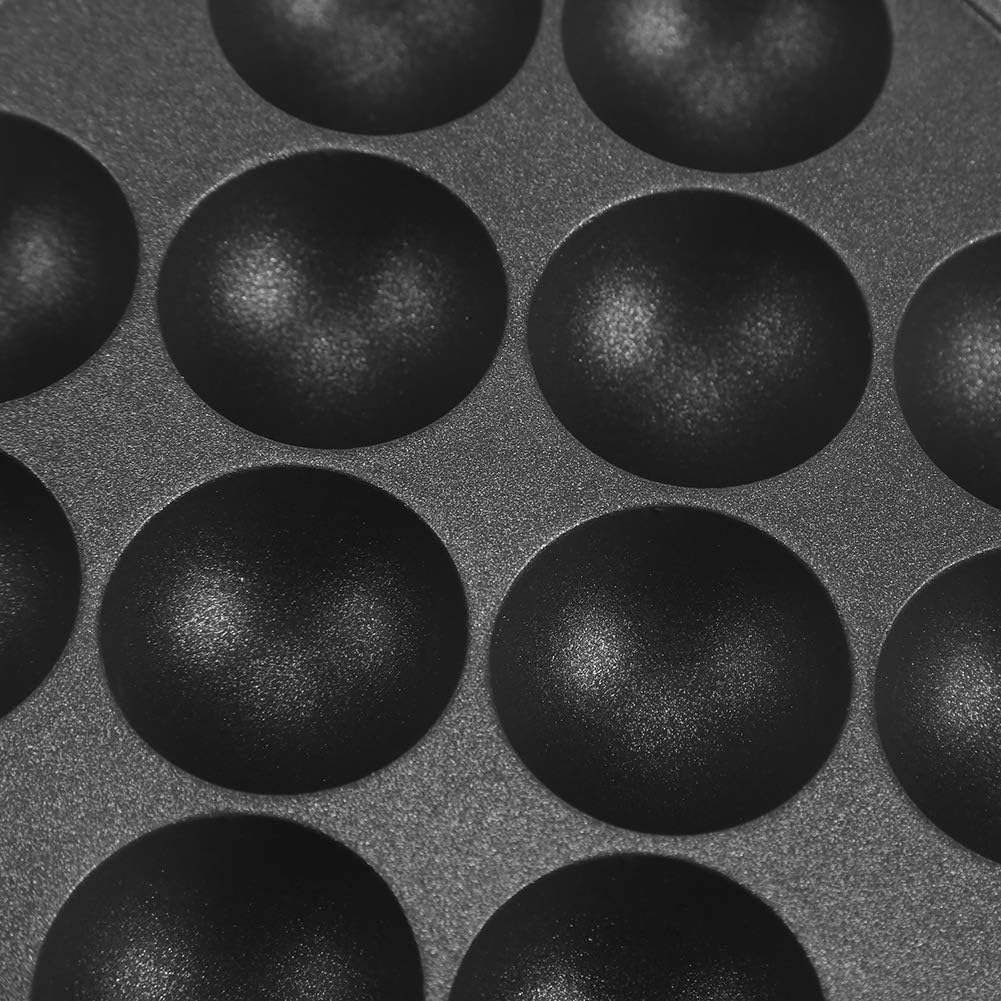 Iwatani Takoyaki Grill Pan, Large Octopus Ball Pan, 12 Cavities Non-Stick Aluminum, Big Takoyaki Maker