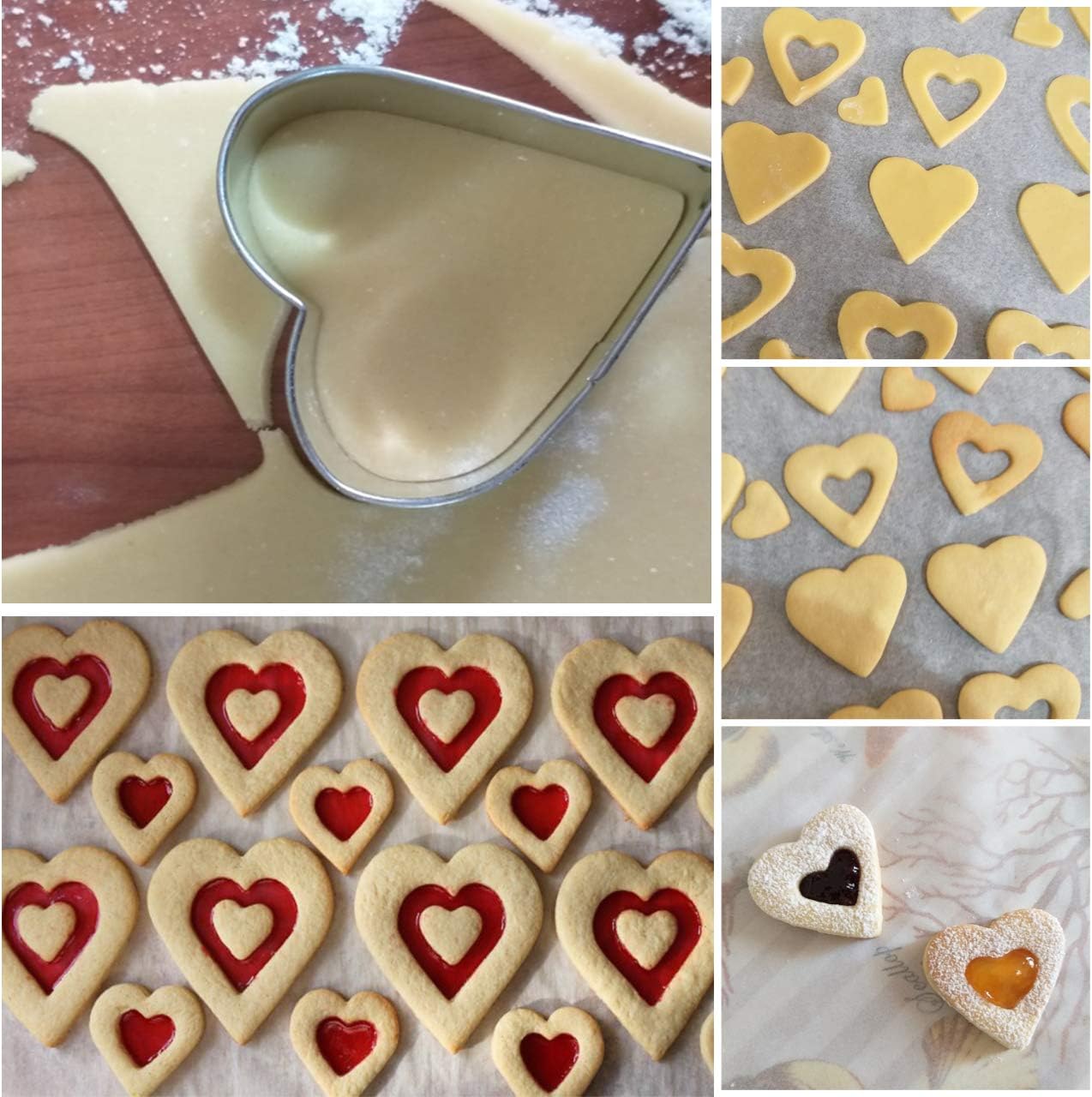 Mickey Love Heart Cookie Cutter, Set of 5, Pack of 2