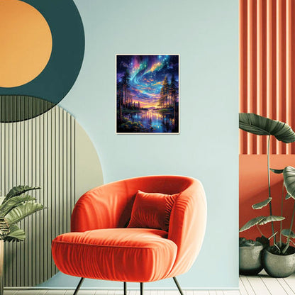 Starry Night Paint by Numbers Kit for Adults Beginner Tree Acrylic Painting Kit Adult Paint by Number Kits on Canvas DIY Painting for Beginners Art by Numbers for Gifts Home Wall Decor 16x20 Inch