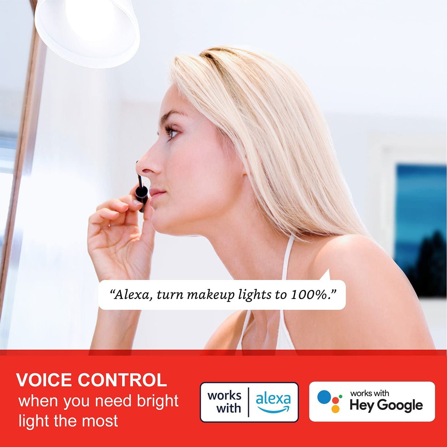 Sengled WiFi Light Bulb - Smart Bulbs That is Compatible with Google Assistant, A19 Daylight (5000K) - No Hub Required, 800LM 60W High CRI)60 Equivalent, 4 Count (Pack of 1)