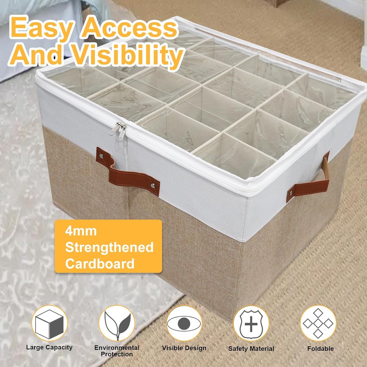 Closet,Stackable Shoe Storage Organizer for Shoe Storage Box for Entryway,Cube Storage Cabinet,Organizador De