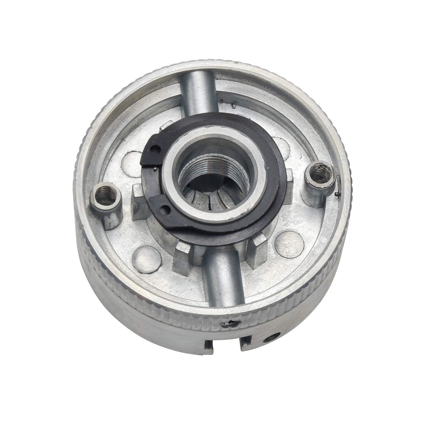 Zorivane Z011 3-Jaw Lathe Chuck, Mini Lathe Chuck with Connecting Rod and Wrench, Self Centering Wood Turning Chucks, Power Lathes Accessory
