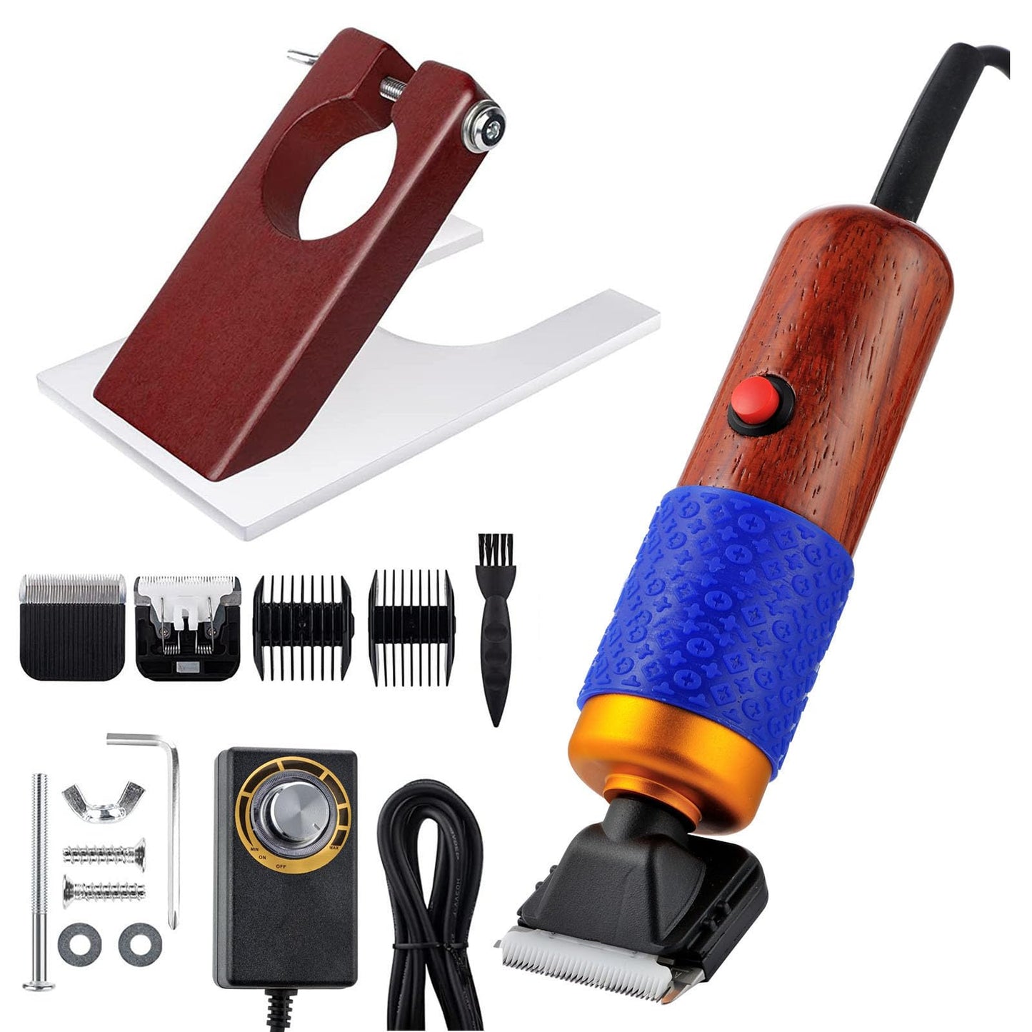 MAXMAN Carpet Trimmer with Shearing Guide, Electric Rug Tufting Gun Carver Clippers, Rug Trimmer, Carpet Shaver Carpet Carving Tool for Sculpting Tufting Gun Rug, 2 Blades (Excluding Oil)