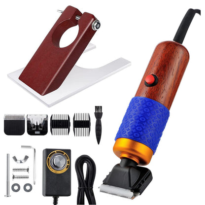 MAXMAN Carpet Trimmer with Shearing Guide, Electric Rug Tufting Gun Carver Clippers, Rug Trimmer, Carpet Shaver Carpet Carving Tool for Sculpting Tufting Gun Rug, 2 Blades (Excluding Oil)