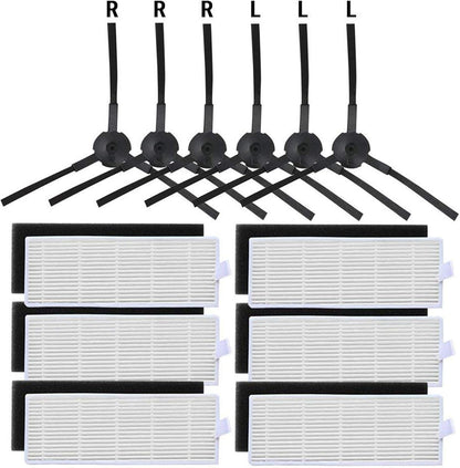 Replacement Filter and Side Brush Kit - for A6 A4 A4s Robot Vacuum Cleaner
