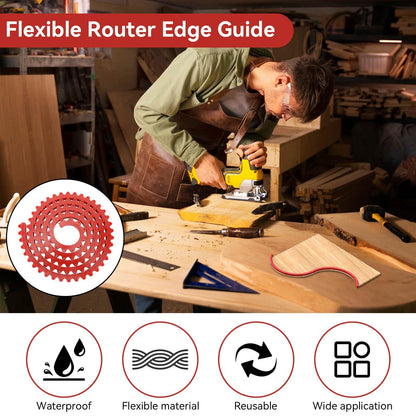 Woodworking Profiling Strip Flexible Curve Template Profiling Strip Gear Driven Curve Template Guide Adjustable Fixed Complex Shape Contour Tool (78.74inch)
