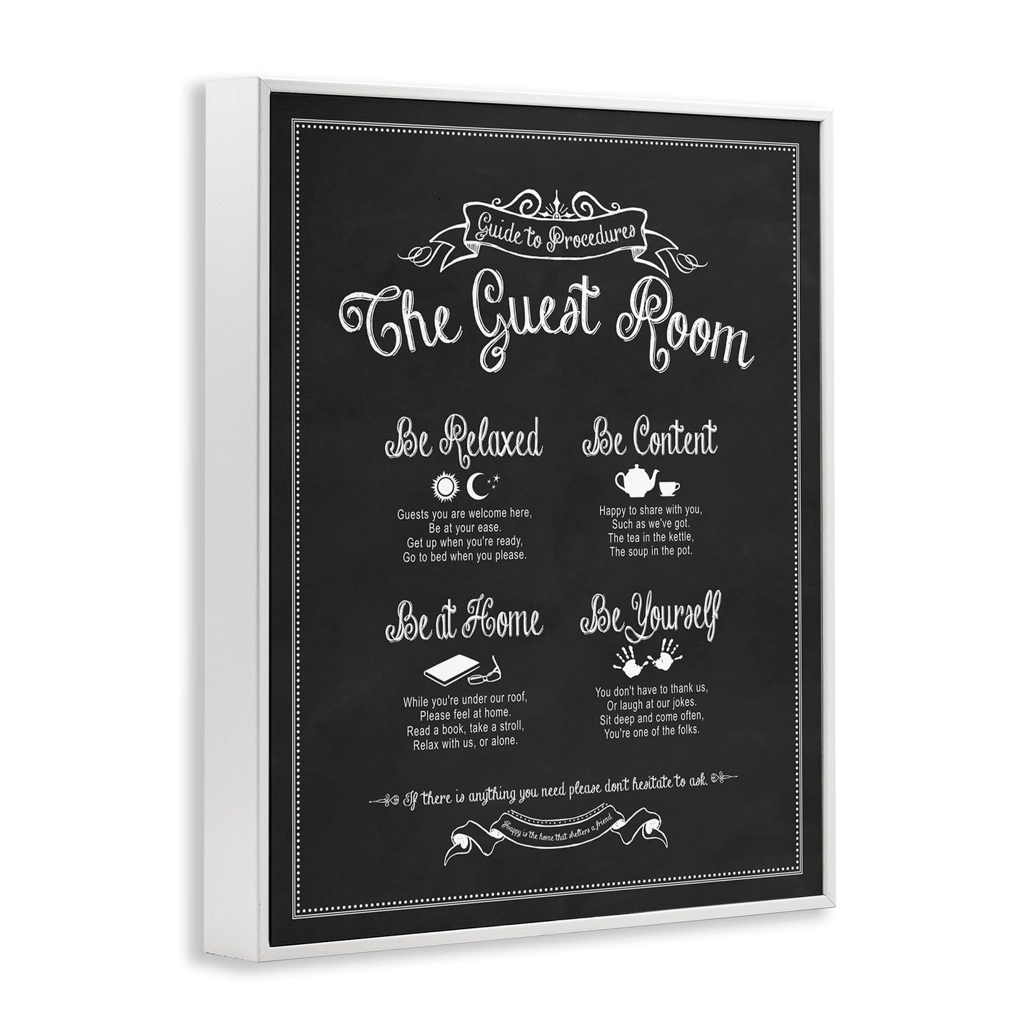 'The Guest Room Guide'| Framed Giclee Art