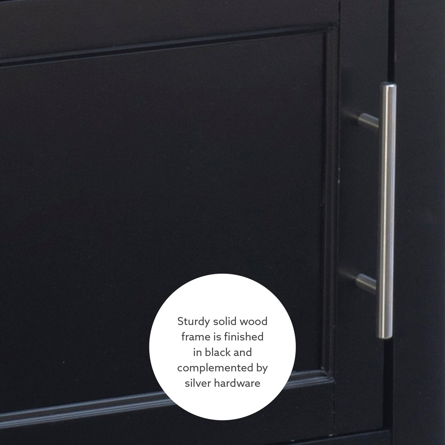 Linon Cayden Black Kitchen Cart,