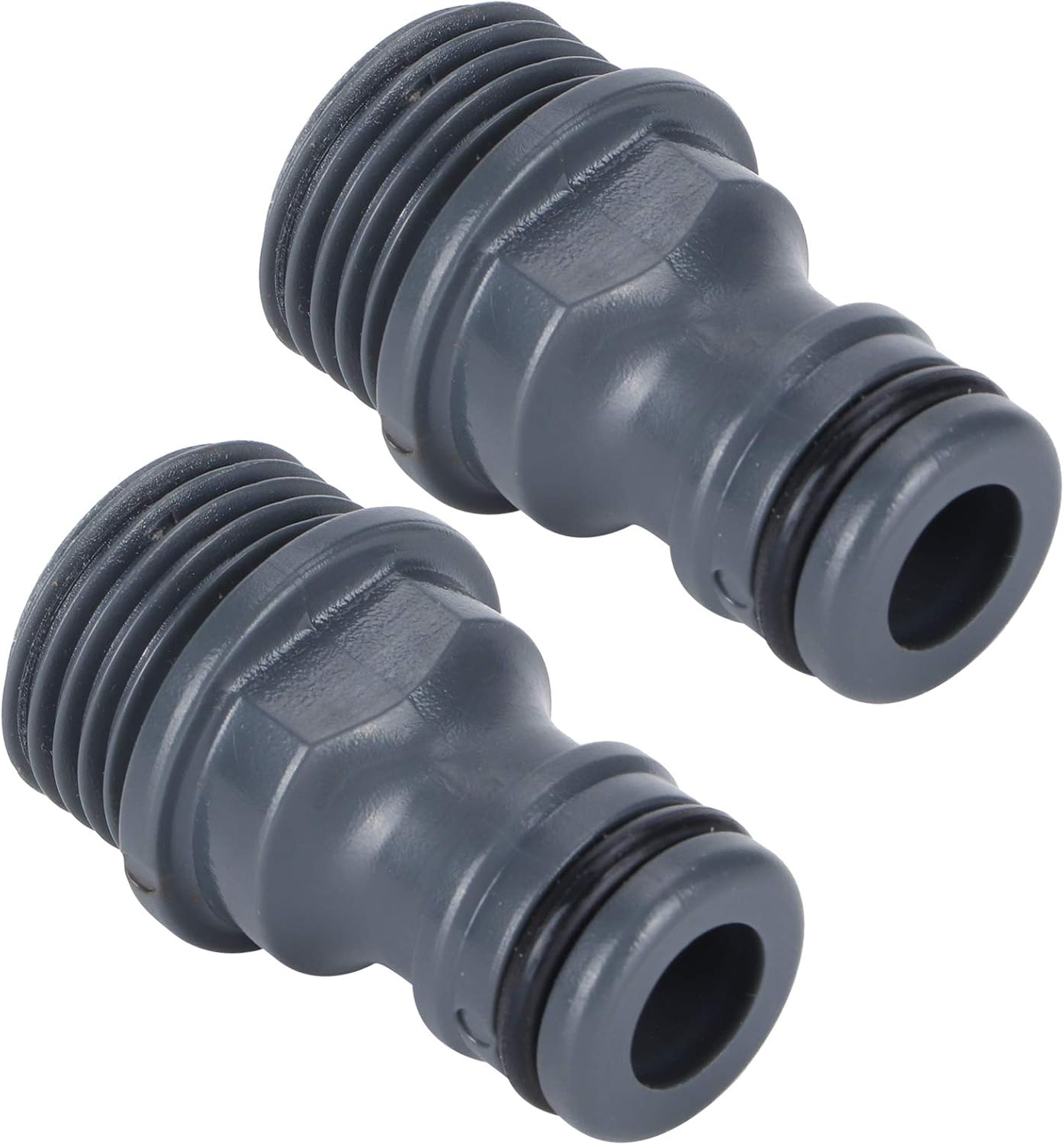 Zerodis 2Pcs Parts Connectors, Thread Telescopic Quick Connector Nipple for Garden Hose Tap Adapter
