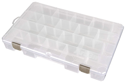 ArtBin Large Solutions Box Clear Art & Craft Organizer with Dividers - Plastic Storage Case for Convenient and Versatile Storage - Ideal for Various Craft Supplies