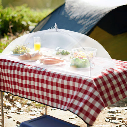 6 Pack Food Covers for Outdoors Mesh Screen Include 2 Extra Large (40"X 24") & 4 Standard (17"X 17") Food Tents Collapsible and Reusable Mesh Food Covers for Outside, BBQ Party Supplies, Fruit