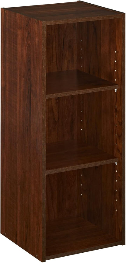 ClosetMaid 3-Shelf Stackable Storage Organizer, Dark Cherry