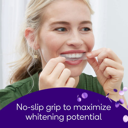 BURST Sensitive Teeth Friendly Whitening Strip Kit (Mint + Coconut) | 10 Treatments with No-Slip Grip | Visible Results in Just 15 Minutes