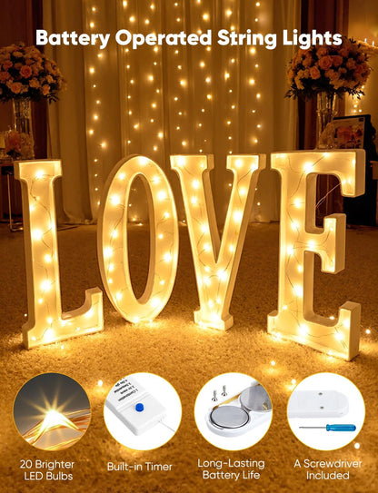 Minetom Fairy Lights - 12 Pack Battery Operated String Lights | 8 Modes, 7ft Waterproof Silver Wire for DIY Decor