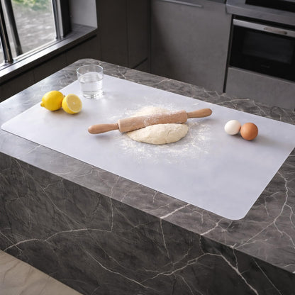 Silicone Mats for Kitchen Counter, 47.24"x 23.62" Thick Large Silicone Mat, Nonskid Heat Resistant Countertop Protector, Non-slip Heat Resistant Mats for Kitchen Table, Easy to Clean, No Creases