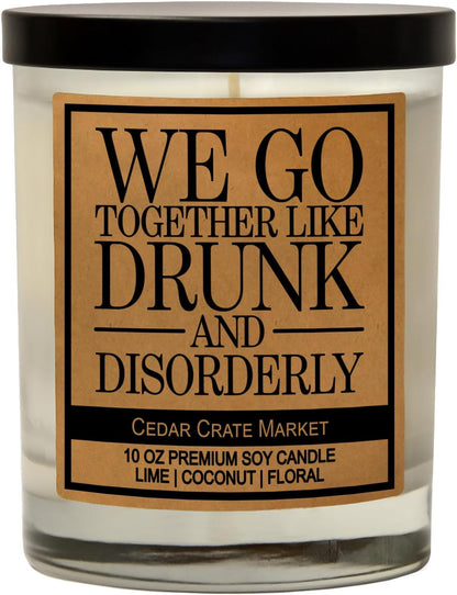 Cedar Crate Market Funny Candles for Women, Adult Humor Friendship Gifts, Inappropriate Candles, Bestie Presents, Made