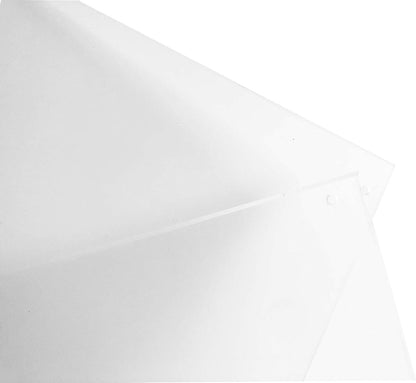 5x7 Floating Acrylic Picture Frame with Chrome Standoff, Double Panel Wall Mount for Picture Up To 5x7 Inches.