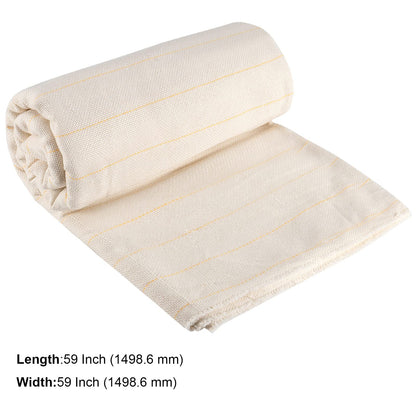 PINGEUI 2 Pieces 59 x 59 Inch Tufting Cloth with Marked Lines, Large Size Punch Needle Monk’s Cloth, Primary Rug Backing Fabric for Embroidery, Handmade, DIY Craft