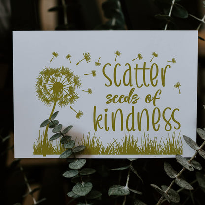 BOOLOOEN Spring Flowers Farmers Market Screen Stencil, Chalk Paste Screen Transfer, Reusable Self-Adhesive Screen Printing Stencil for Wood, Fabric, Pillows, Walls DIY Home Decor.