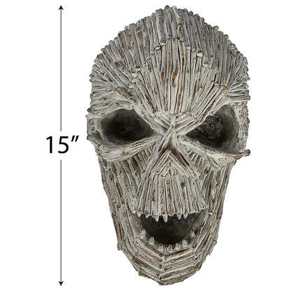 National Tree Company Tabletop Decoration, Gray, Driftwood Ghost, Halloween Collection, 15 Inches