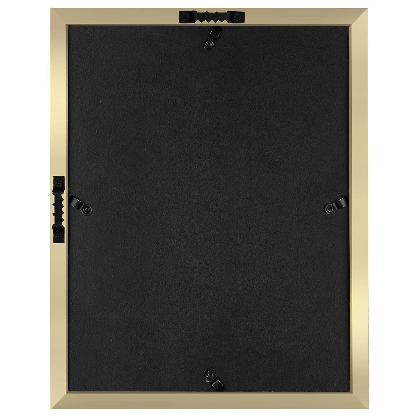 Americanflat 11x14 Shadow Box Frame with Shatter-Resistant Glass - Silhouette Collection - Large Shadow Box Display Case for Tabletop and Wall Display - Gold with Soft Felt Back