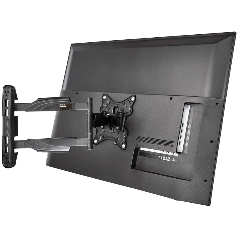 StarTech.com Full Motion TV Wall Mount - 32-55 inch (77lb/35kg) VESA Displays - Low Profile Universal Flat Screen TV Wall Mount - Heavy Duty Adjustable Tilt/Swivel Articulating Arm Bracket (FPWARTB1M)