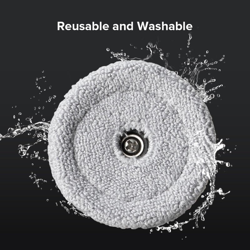 roborock 2 Pack Side Mop Cloths Saros 10 Robot Vacuum Cleaner, Mop Pad Replacement Accessories