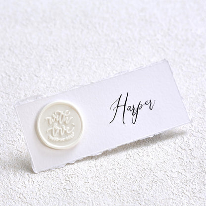 UNIQOOO Pearl White Glue Gun Sealing Wax Sticks for Wax Seal Stamp - Perfect for Wedding Invitations, Snail Mails, Wine Gift Wrapping, Christmas Gift, Pack of 8