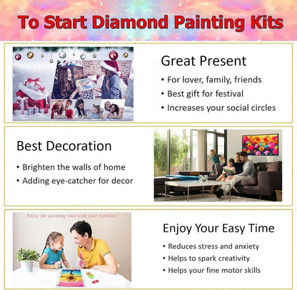 Ekuxom Large Diamond Art Kits for Adults-Waterfall Large Dragon Diamond Painting Kits for Adults-Round Full Drill Waterfall Diamonds Art Painting Kit for Gifts Home Wall Decor 27.5 X 15.7 inch