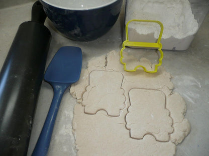 School Bus Cookie Cutter, 1 Piece, Yellow, Made in USA