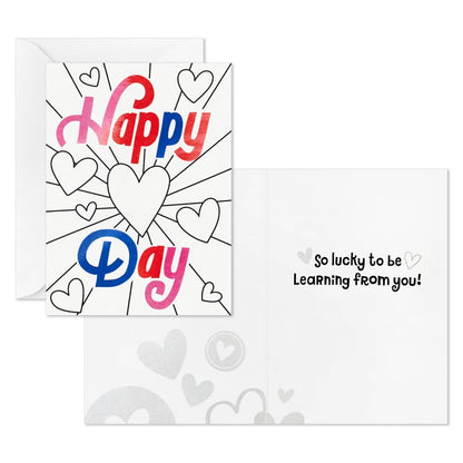 Hallmark DIY Pop Up Valentine's Day Mailbox with Cards and Stickers for Classroom Exchange