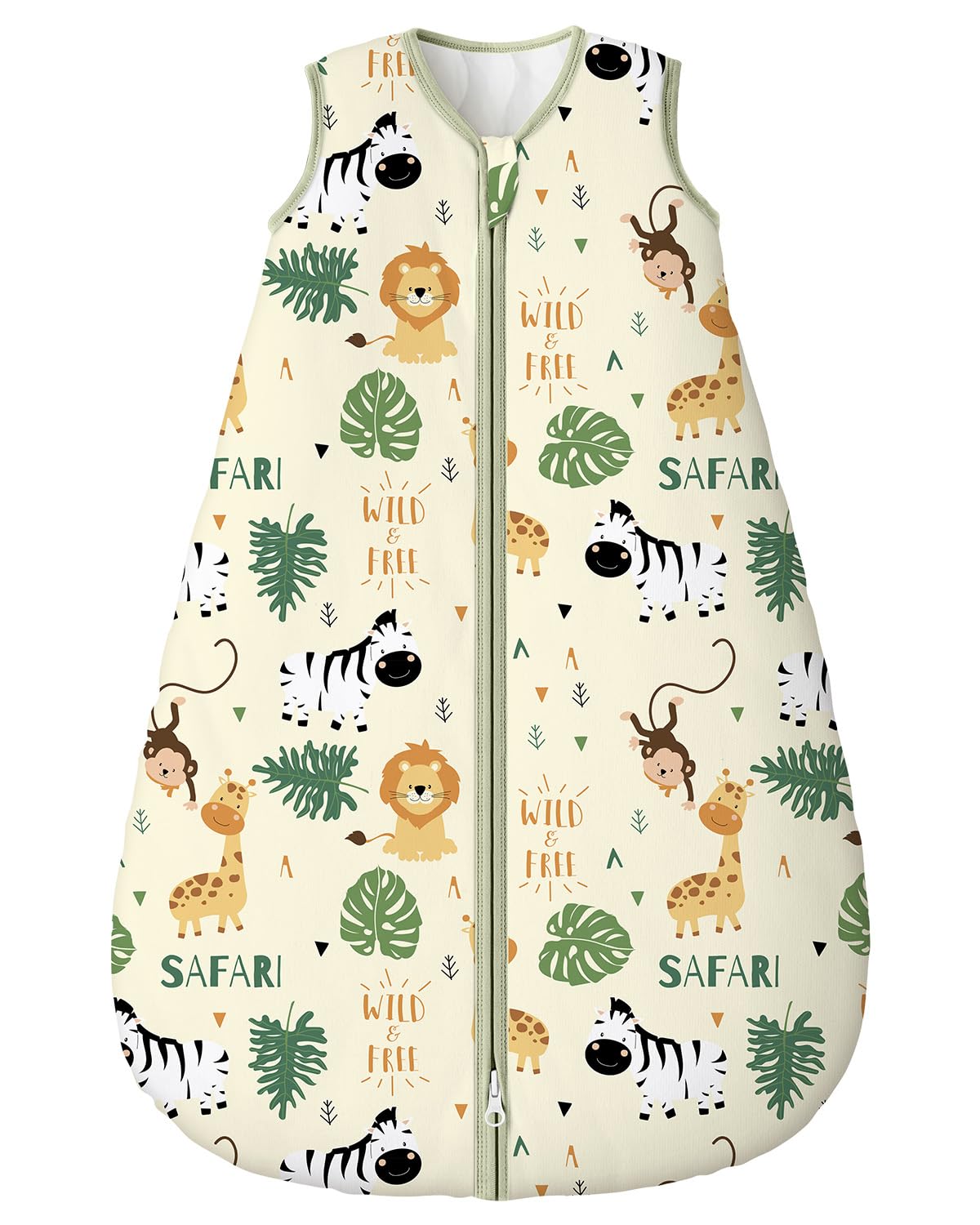 Yoofoss Baby Sleep Sack - 1.5 Tog Wearable Blanket for 0-6 Months | Soft Organic Cotton, 2-Way Zipper
