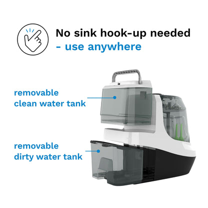 Baby Brezza Baby Bottle Washer Pro - Clinically Proven Better Cleaning - Washer, Sterilizer + Dryer In One Appliance for Essentials like Bottles + Pump Parts – Machine Replaces Brushes + Racks