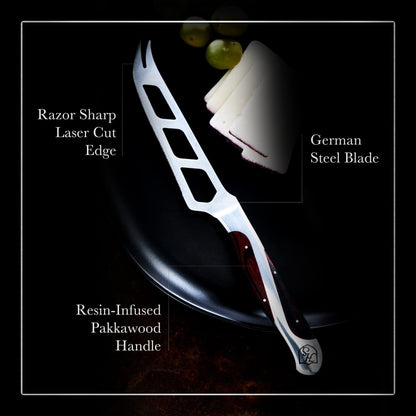 Hammer Stahl 5" Cheese and Tomato Knife | Durable Pakkawood Handle | Perfect for Cutting, Slicing, and Serving