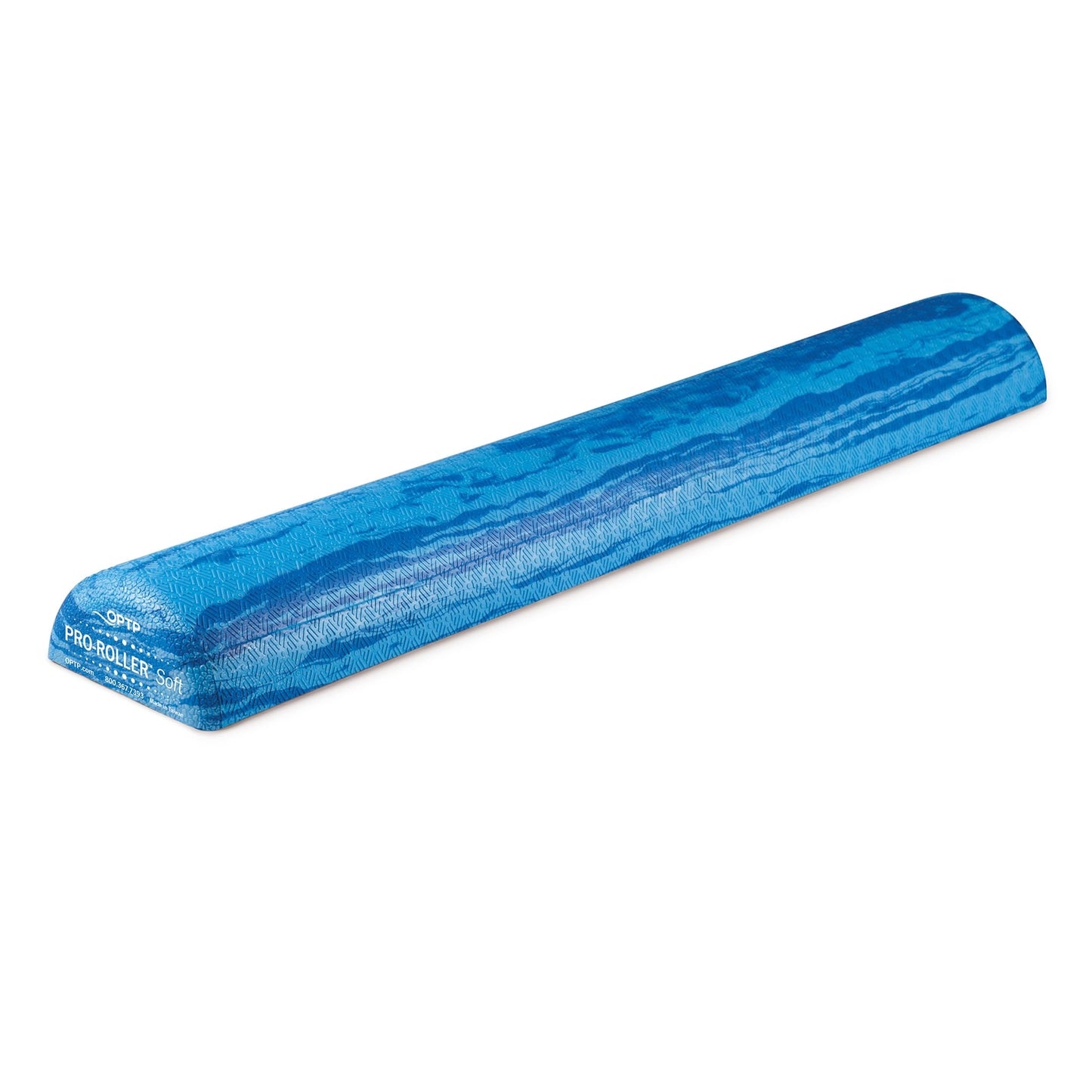 OPTP PRO-Roller Soft Density Foam Roller – Low Density Soft Foam Roller for Physical Therapy, Pilates, Yoga Foam Roll Exercises, and Muscle Recovery- Blue 36" x 6"