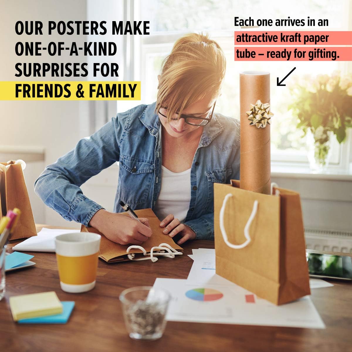 Curious Charts Commission Literary Insults Gift Poster, 18 x 24 inch Funny Quotes for Book Lovers