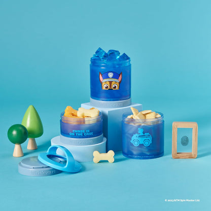 Whiskware Stackable Snack Containers - Durable Food Storage for Kids & Toddlers | Dishwasher Safe, Chase Design