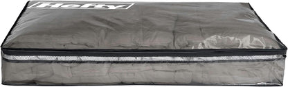 Hefty Underbed Flexible Tote with Breathable Mesh, Double Zip Closure, 39x20x6 inches, 2 Handles for Seasonal Apparel