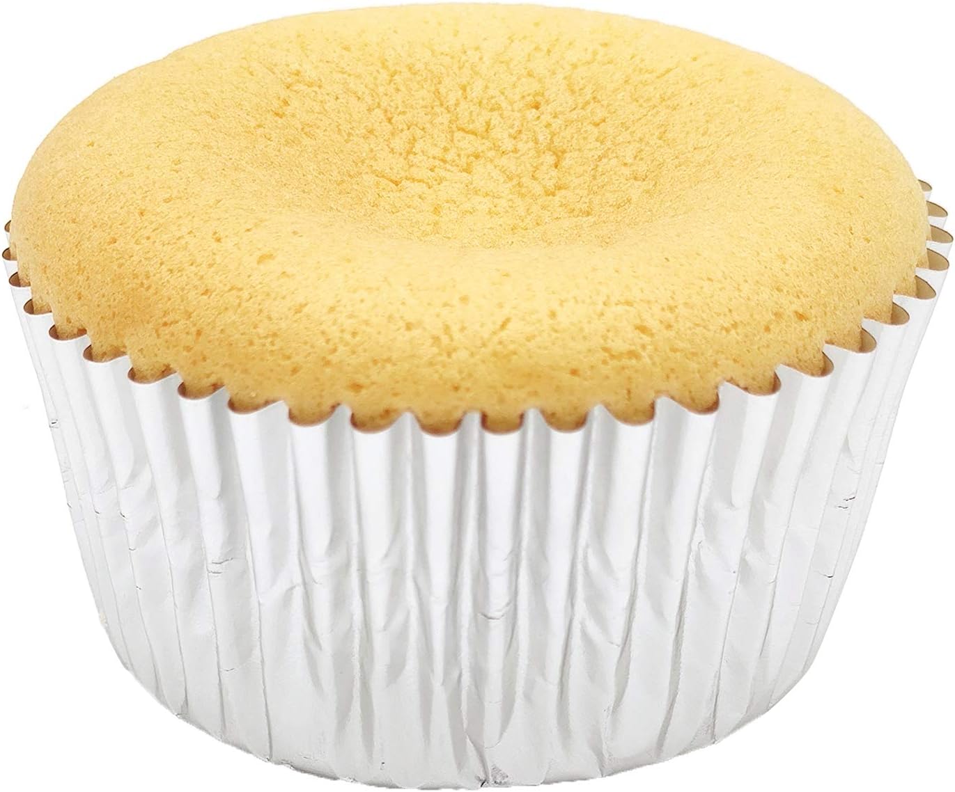 Standard Silver Foil Cupcake Liners - 100-Count Muffin Baking Cups for Party and More
