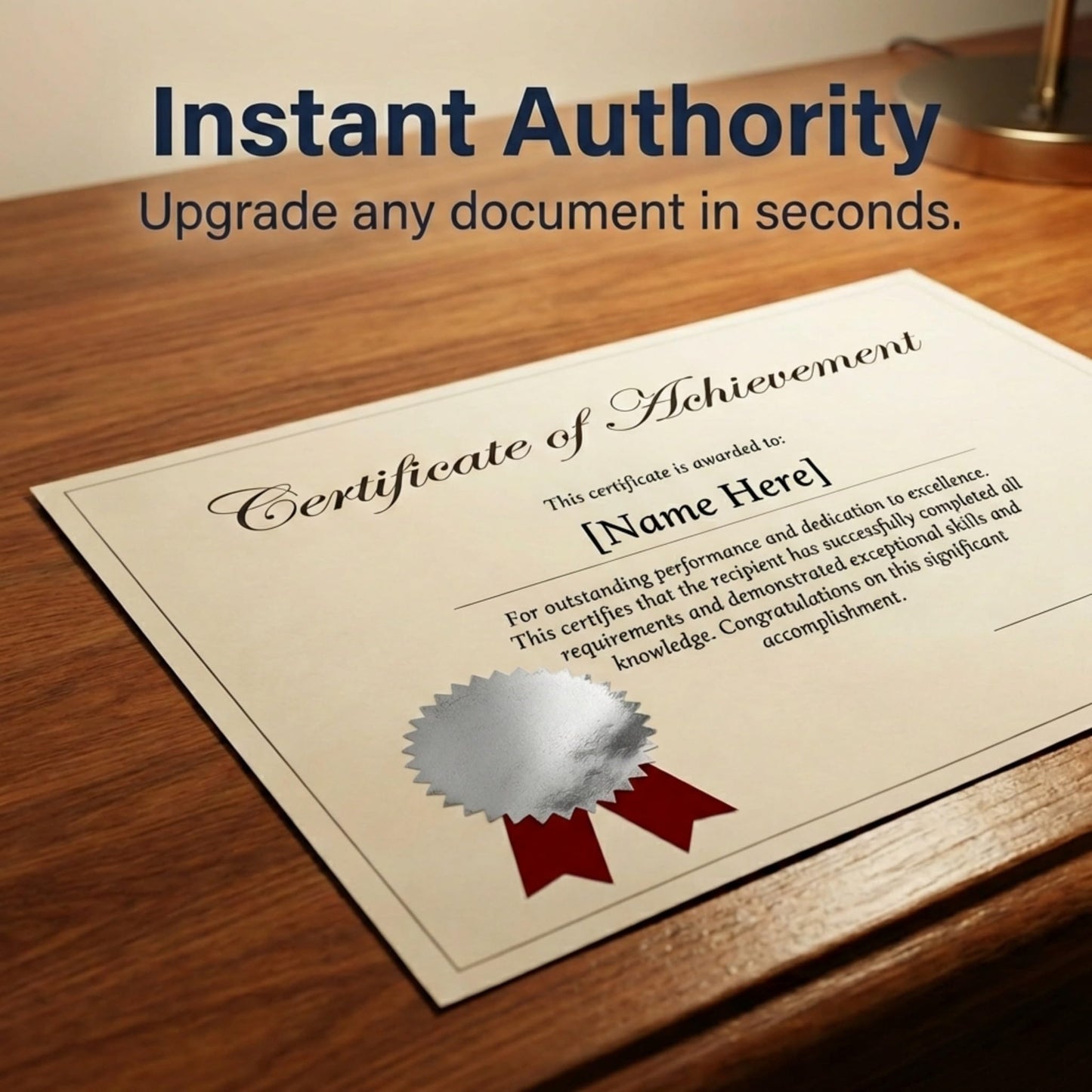 PaperDirect Silver Foil Certificate Seals, 2" Self‑Adhesive Scalloped Stickers, 100‑Pack for Awards, School Certificates, Workplace Recognition, Diplomas & Official Documents