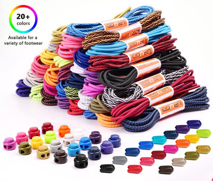 UpUGo Elastic Shoe Laces, No Tie Shoe Laces Tieless for Kids, Adults, Elderly, One Size Fit All